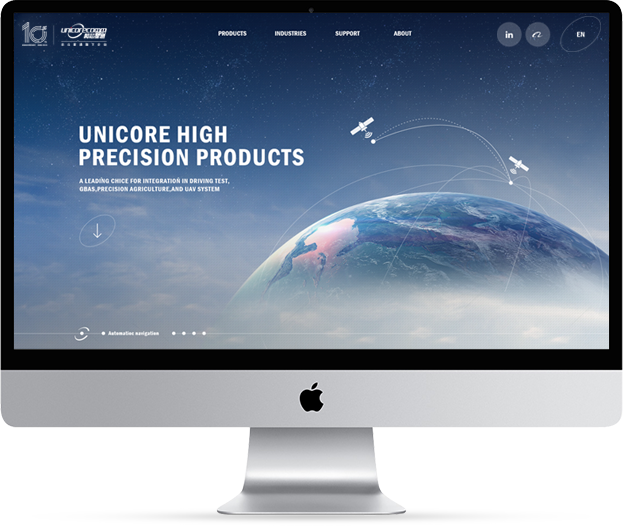 和芯星通網(wǎng)站設(shè)計(jì)