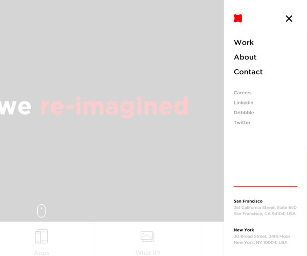 簡潔的目錄頁面
